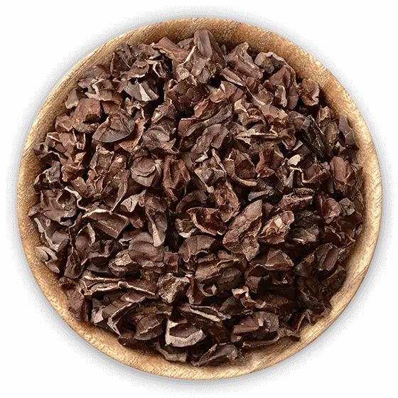 Organic cocoa nibs natural antioxidant Costa Rica